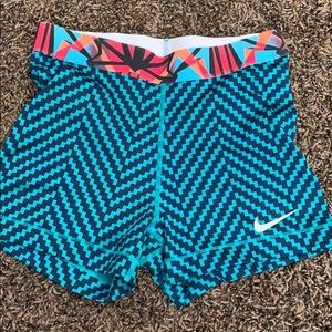 Nike pro spandex shorts